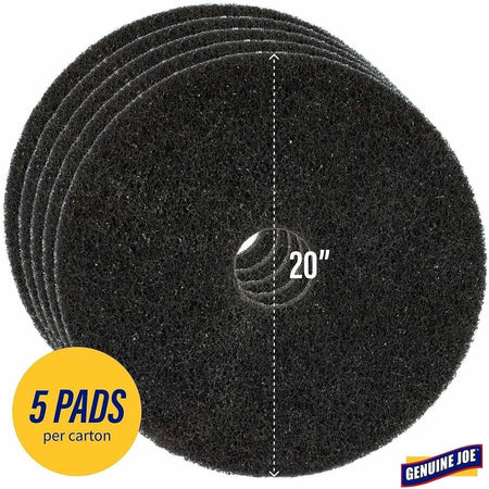 Genuine Joe Black Floor Stripping Pad - Alternate-Image6