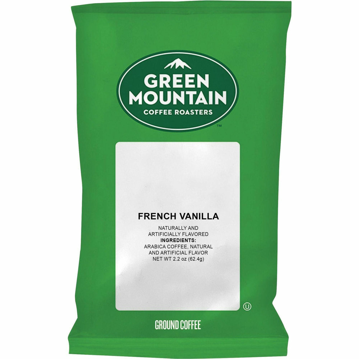 Green Mountain Coffee Roasters® Ground French Vanilla Coffee - Regular - 2.2 oz Per Packet - 50 Packet - Ground - 50 / Carton