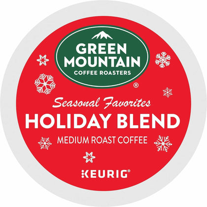 Green Mountain Coffee Roasters® K-Cup Holiday Blend Coffee - Regular - Medium - 24 K-Cup - K-Cup - 24 / Box