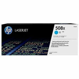 HP 508X (CF361X) Original High Yield Laser Toner Cartridge - Single Pack - Cyan - 1 Each - Large