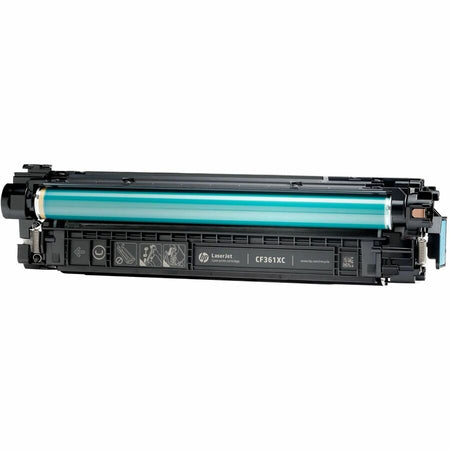 HP 508X (CF361X) Original High Yield Laser Toner Cartridge - Single Pack - Cyan - 1 Each - Alternate-Image1