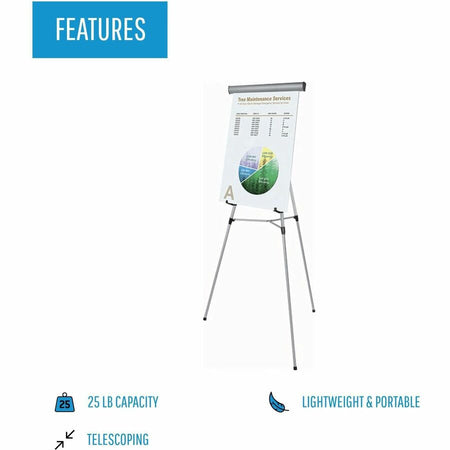 MasterVision 3-leg Display Easel - Left