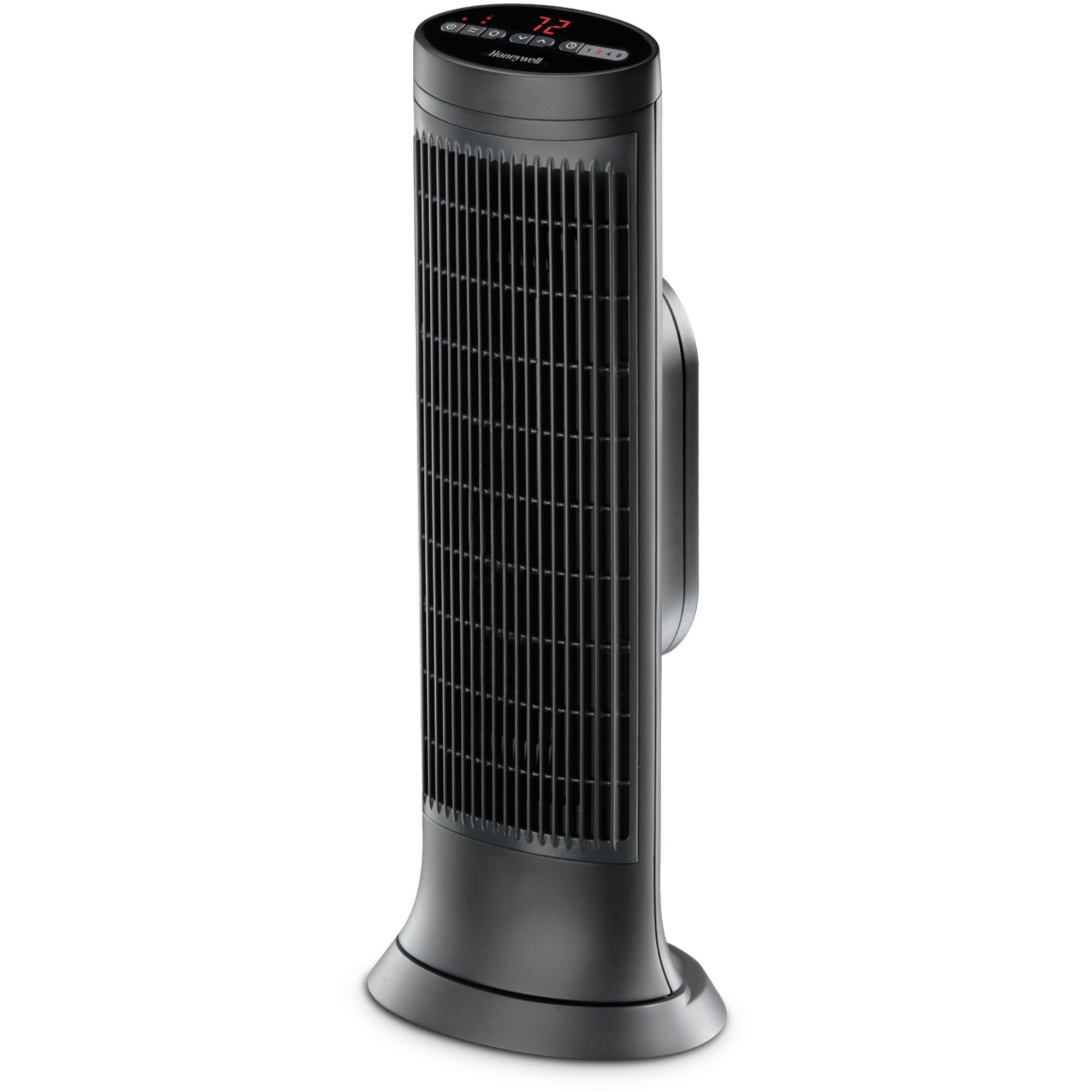 Honeywell Digital Ceramic Tower Heater - Ceramic - Electric - 1500 W - 2 x Heat Settings - Timer - 1500 W - Oscillation - Indoor - Tower - Dark Gray