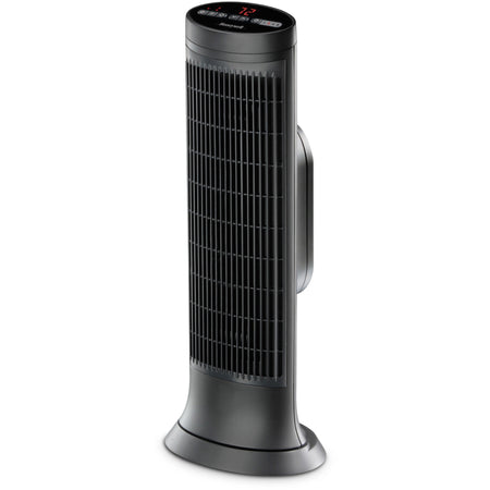 Honeywell Digital Ceramic Tower Heater - Ceramic - Electric - 1500 W - 2 x Heat Settings - Timer - 1500 W - Oscillation - Indoor - Tower - Dark Gray