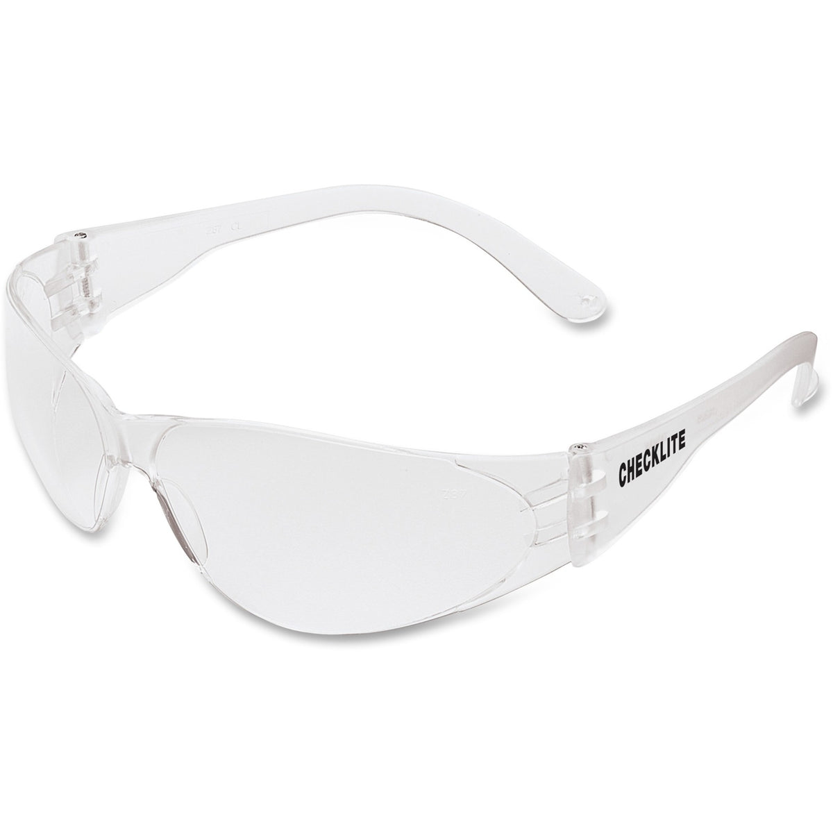 Crews Checklite Duramass Glasses: Clear Lens UV Protection - Protective Gear