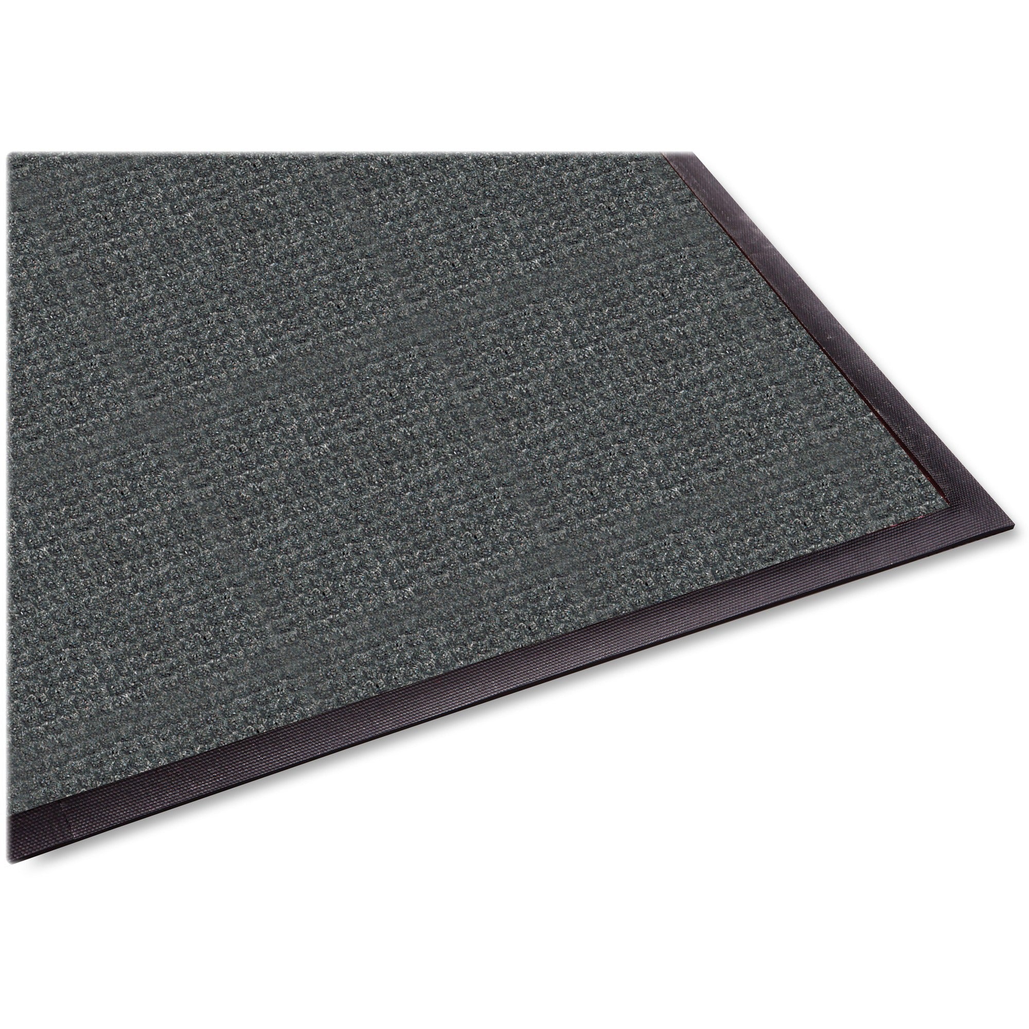 Guardian Floor Protection WaterGuard Wiper Scraper Indoor Mat - Indoor, Outdoor, Floor, Entryway, Breakroom, Kitchen - 60" Length x 36" Width - Rectangular - Fiber, Polypropylene - Charcoal - 1 Each
