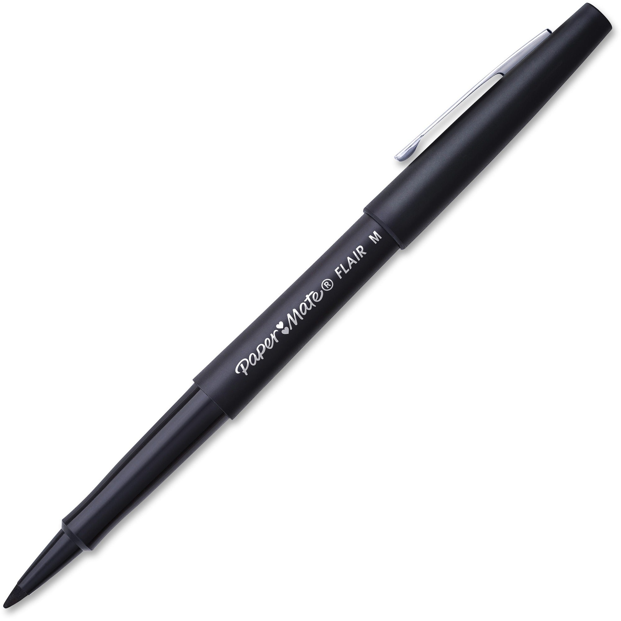 Paper Mate Flair Porous Markers - Medium Point Bullet Pen - Black Ink - 36 Pack - Pens