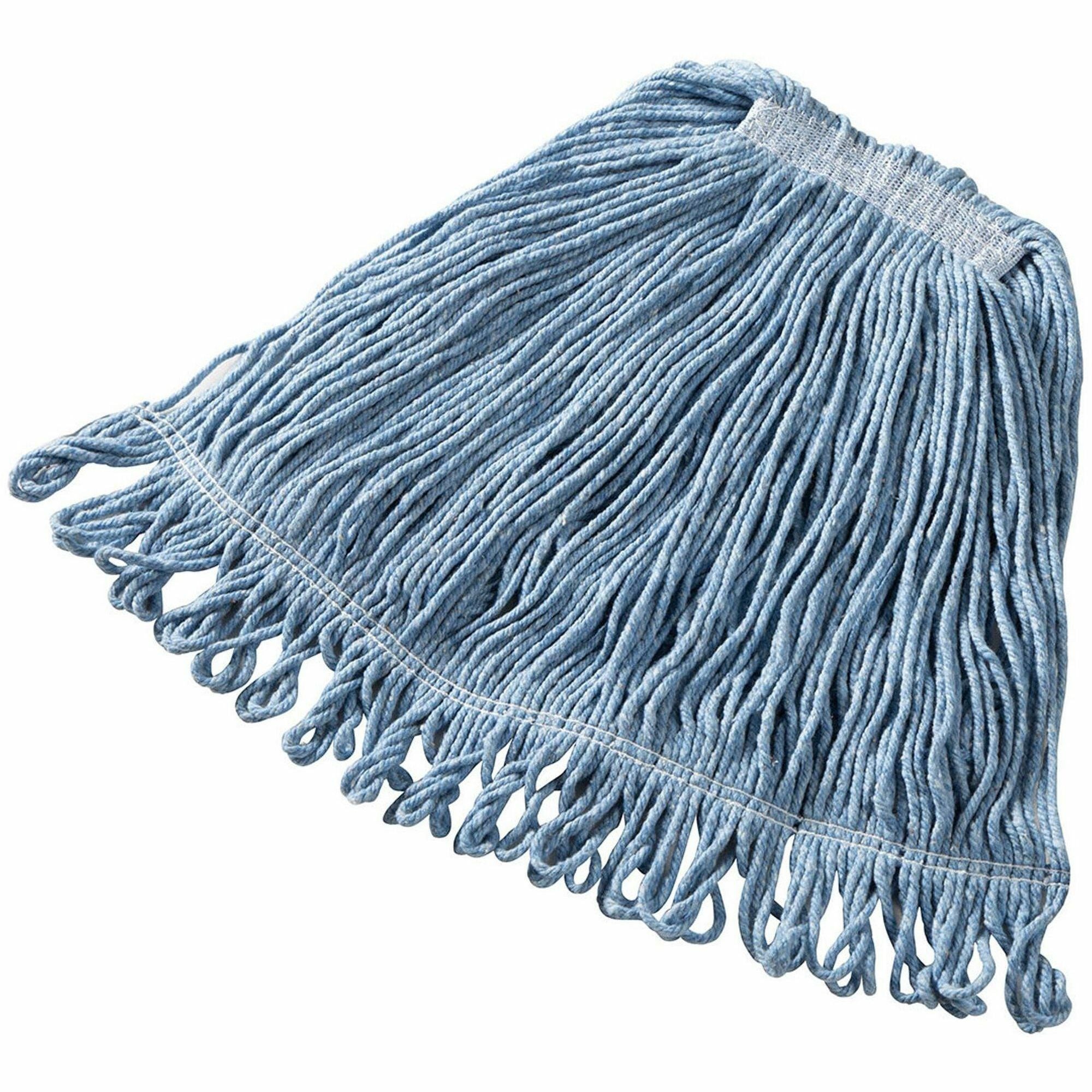 Rubbermaid Commercial Super Stitch Medium Blend Mop - Cotton, Synthetic Yarn - 1Each