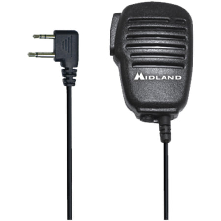 Midland AVPH10 Wired Handheld Microphone - Mini-phone Connectivity - Two-way & NOAA Radios