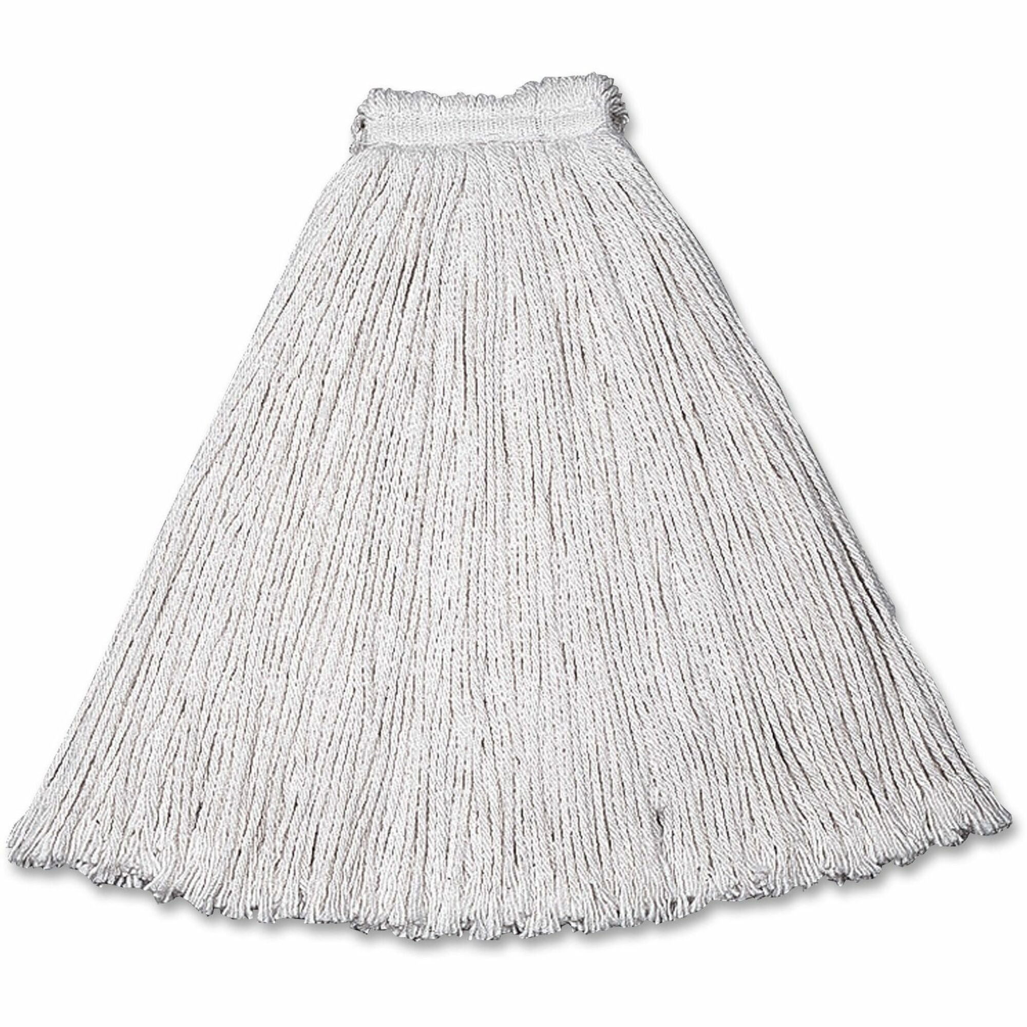 Rubbermaid Commercial Economy Cotton Mop - 12 Mops/Carton - Mops & Refills