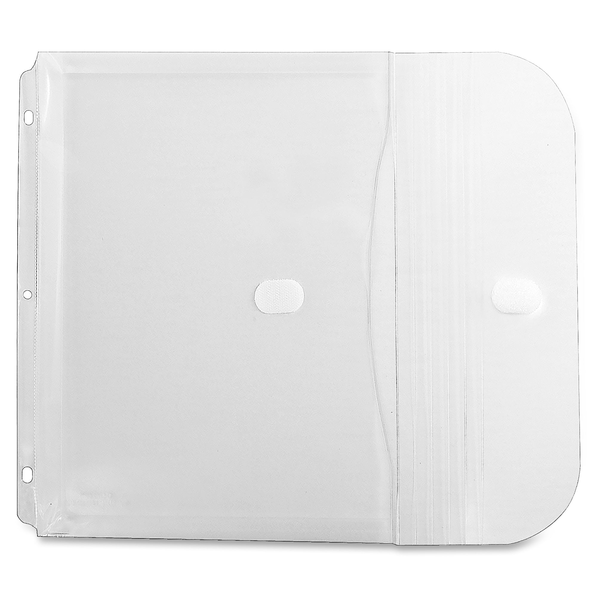 C-Line Letter File Pocket - 8 1/2" x 11" - 200 Sheets Capacity - 1" Expansion - 1 Pocket(s) - Clear - Punched, Durable - 5 / Pack