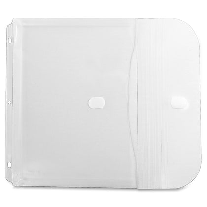 C-Line Letter File Pocket: 8 1/2’’ x 11’’ 200 Sheets Capacity Clear Durable - 5/Pack - Binder Pockets