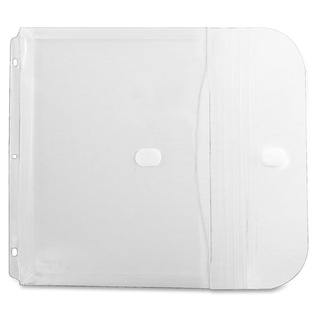C-Line Letter File Pocket - 8 1/2" x 11" - 200 Sheets Capacity - 1" Expansion - 1 Pocket(s) - Clear - Punched, Durable - 5 / Pack