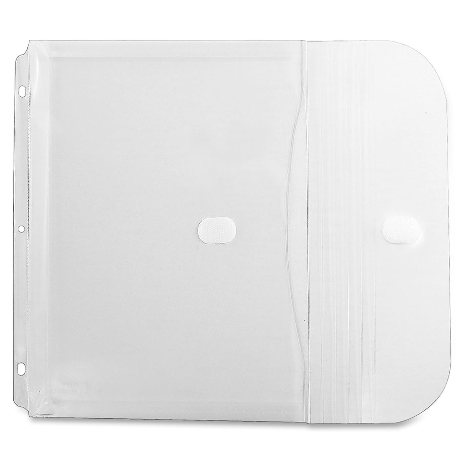 C-Line Letter File Pocket - 8 1/2" x 11" - 200 Sheets Capacity - 1" Expansion - 1 Pocket(s) - Clear - Punched, Durable - 5 / Pack