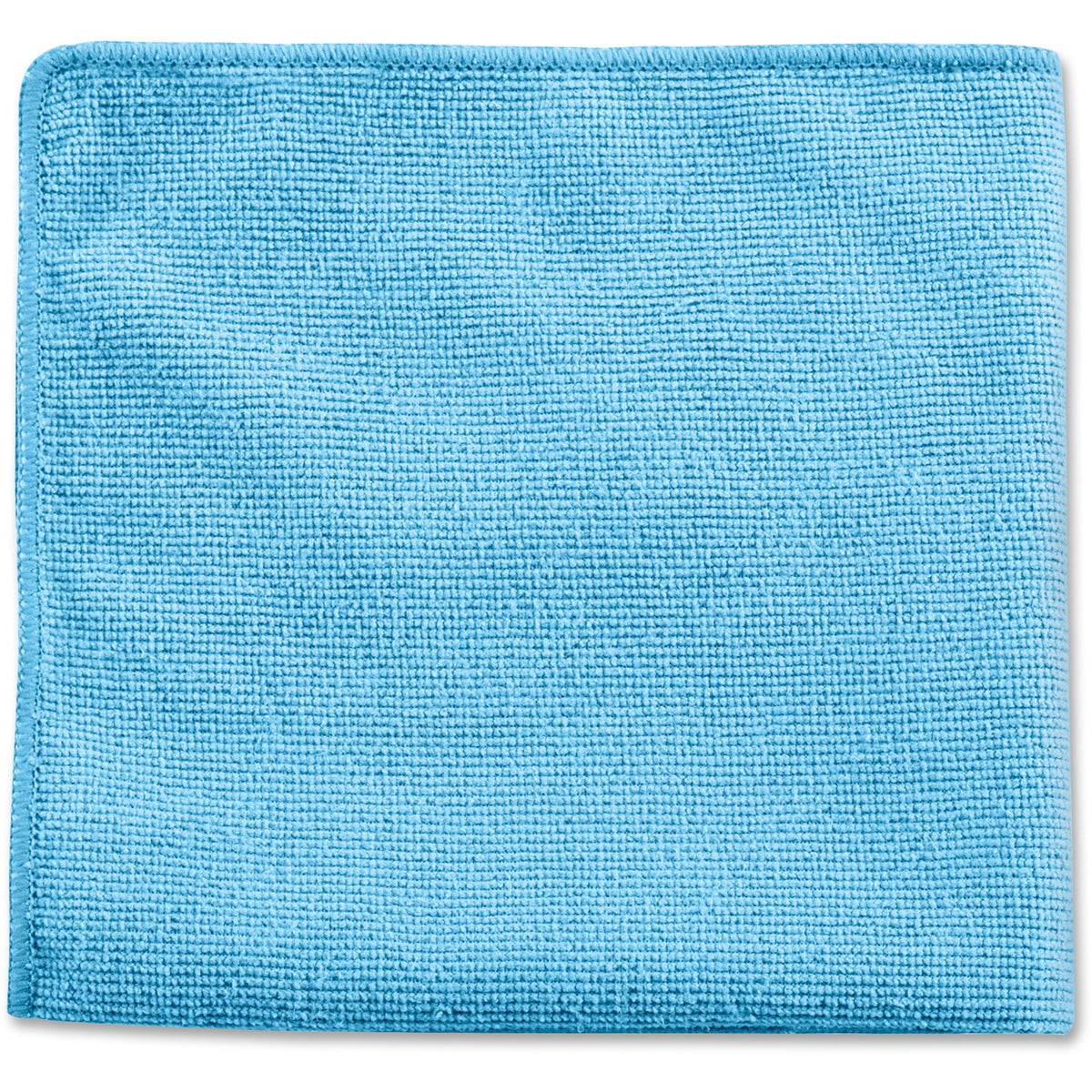 Rubbermaid Commercial Microfiber Cleaning Cloths - 12x12 Blue - 24/Pack - Sponges Pads & Wipers