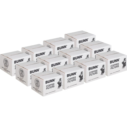 BUNN Home Brewer Coffee Filters - Chlorine-free Heavyweight - 250/Box