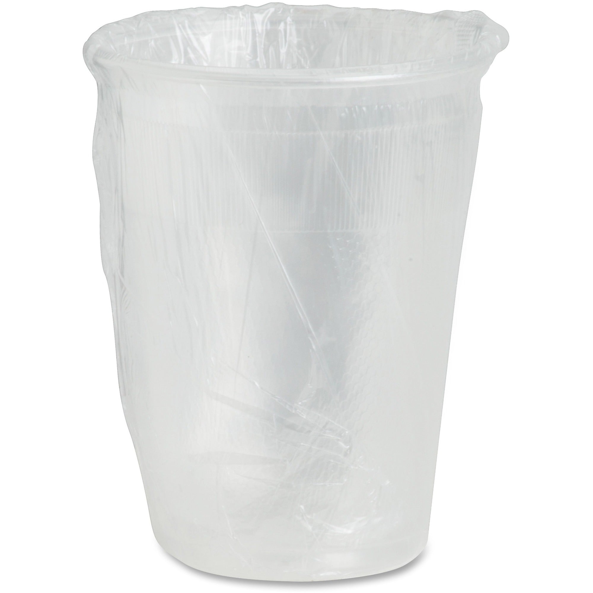 Coffee Pro 9oz Clear Plastic Cups - Individually Wrapped - 1000/Carton