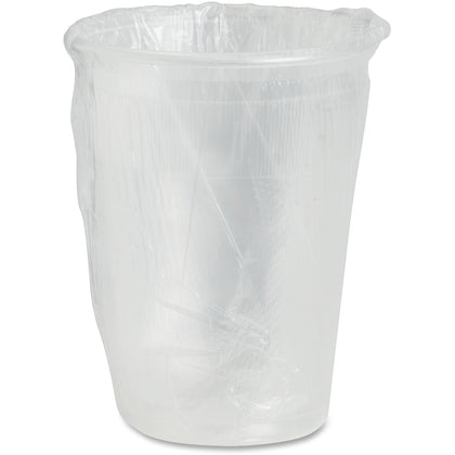 Coffee Pro 9oz Clear Plastic Cups - Individually Wrapped - 1000/Carton