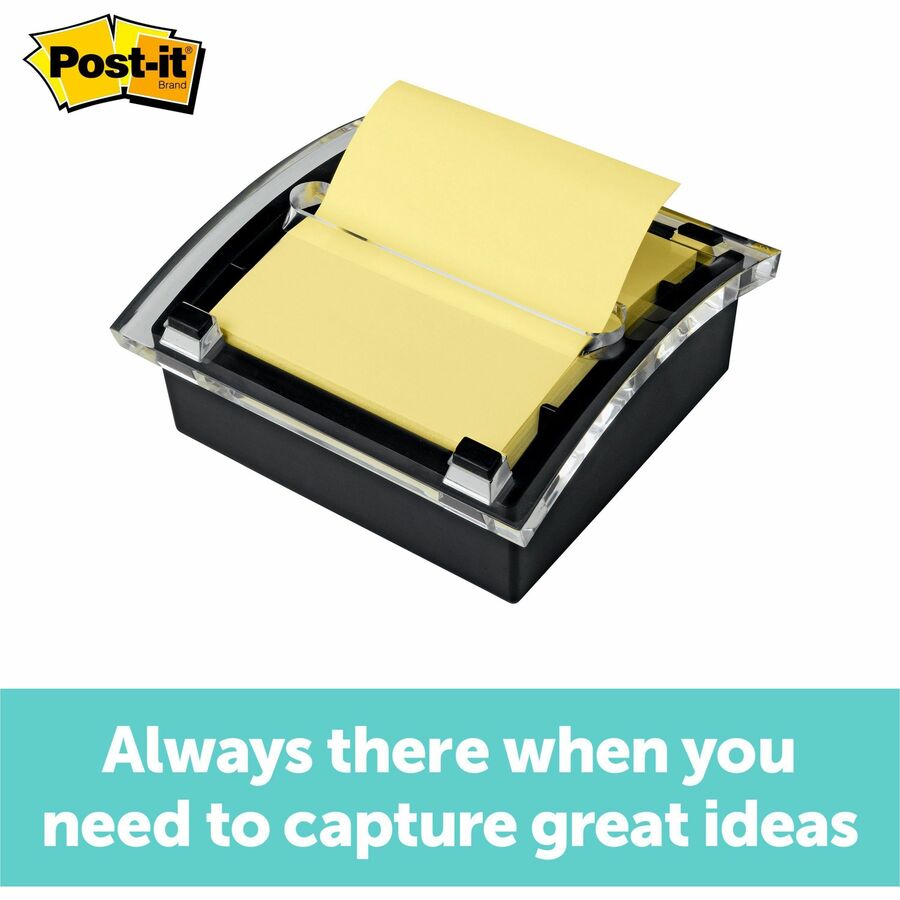 Post-it® Pop-up Notes - 3" Flag/Note Width x 3" Flag/Note Length - Square - 100 Sheets per Pad - Unruled - Canary Yellow - Paper - Self-adhesive, Repositionable - 12 / Pack