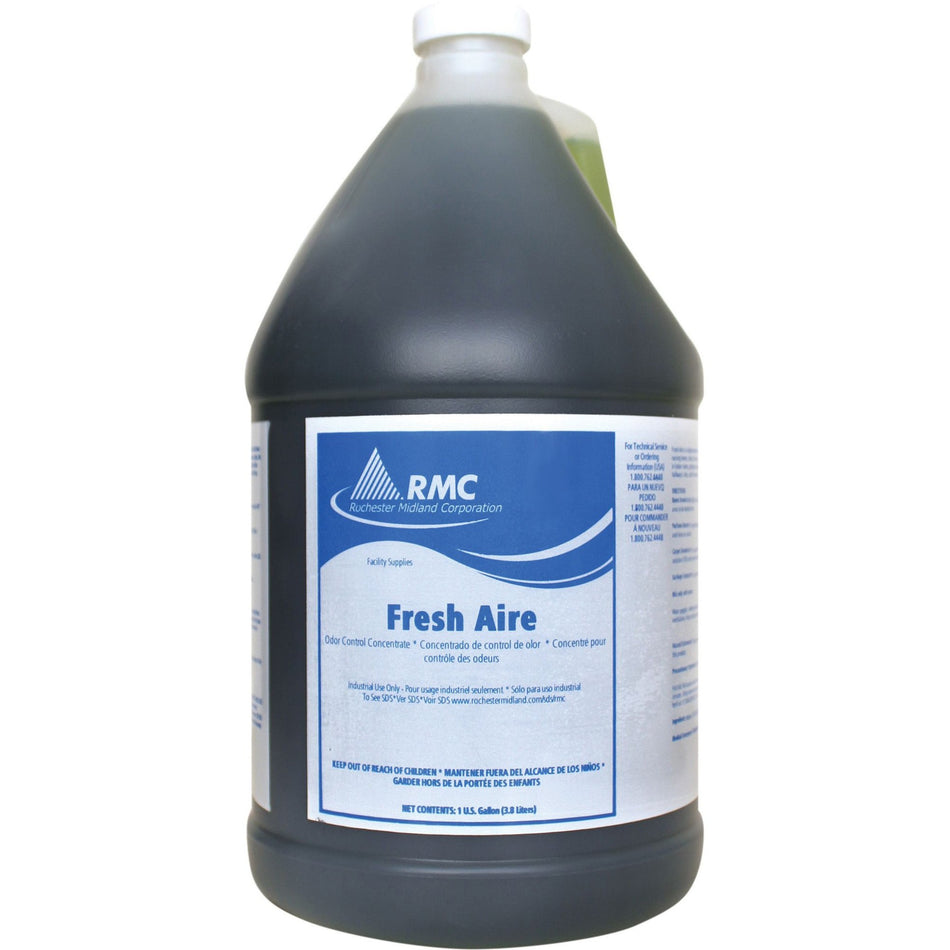 RMC Fresh Aire Deodorant Concentrate - Concentrate - 128 fl oz (4 quart) - Freshmint Scent - Pleasant Scent - 4 / Carton