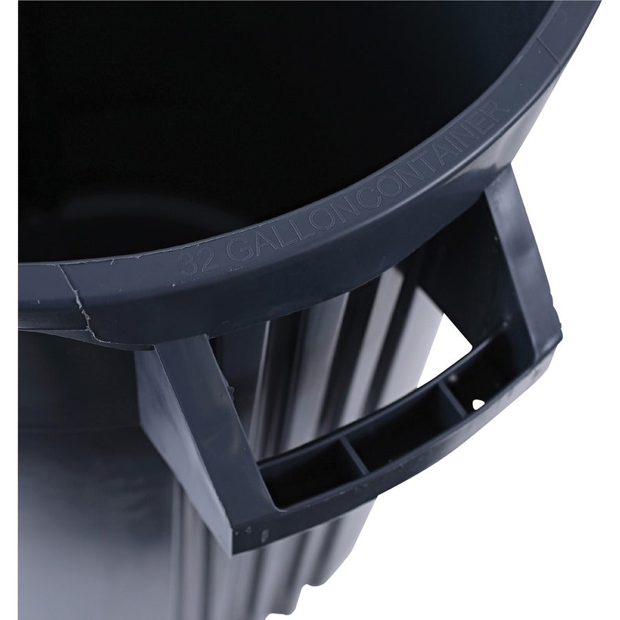 Genuine Joe Heavy-Duty Trash Container - Right