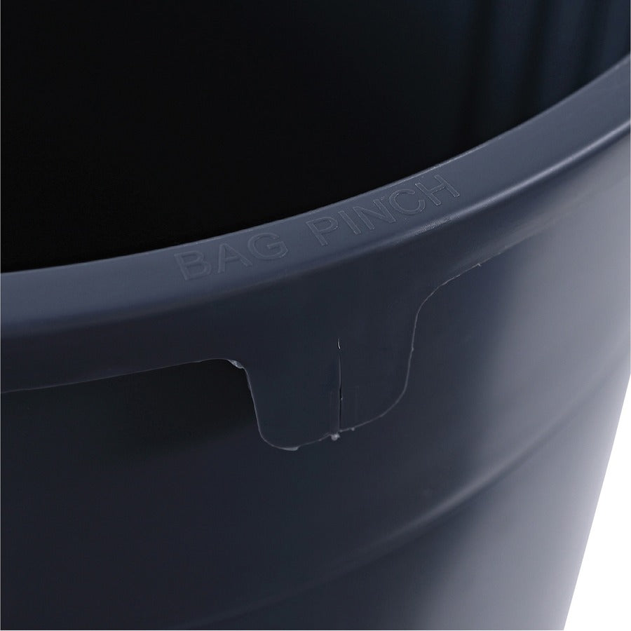 Genuine Joe Heavy-Duty Trash Container - Left