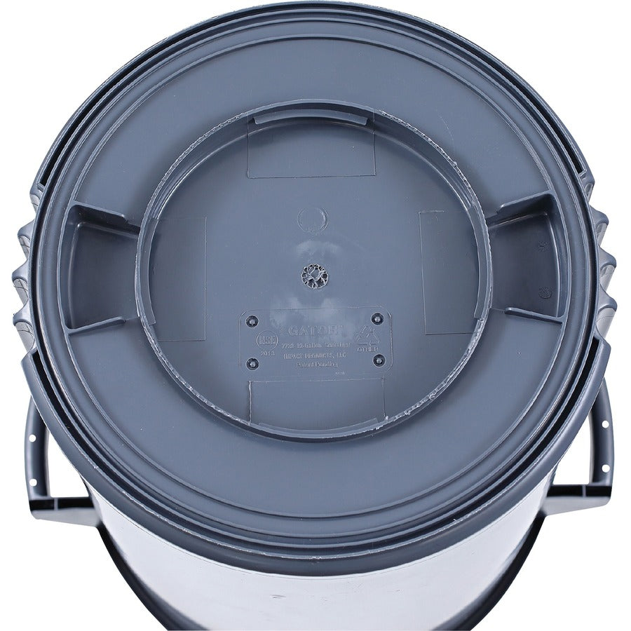 Genuine Joe Heavy-Duty Trash Container - Bottom