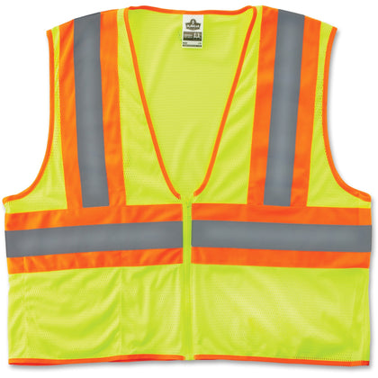 Ergodyne Two-tone Lime Vest - Lightweight Reflective Safety Gear - Jackets / Vests