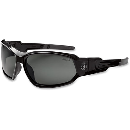 Ergodyne Loki Fog-Off Safety Glasses - UV Protection Black Frame - Protective Gear
