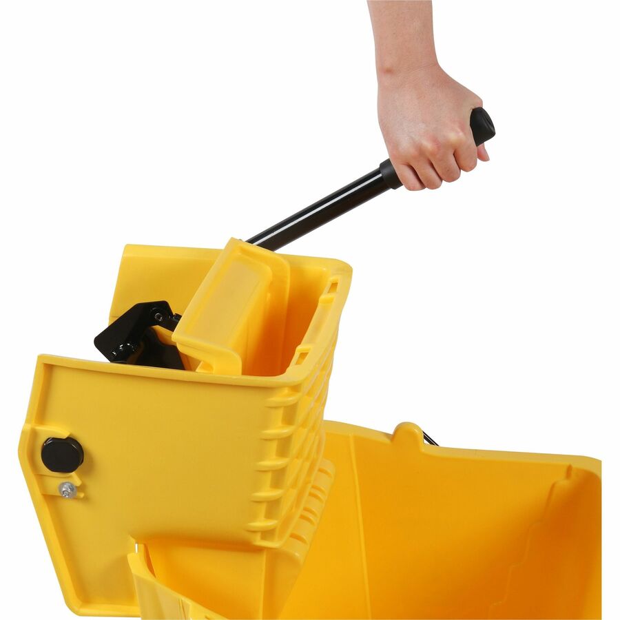 Genuine Joe 35-quart Side Press Mop Bucket & Wringer Combo - Top