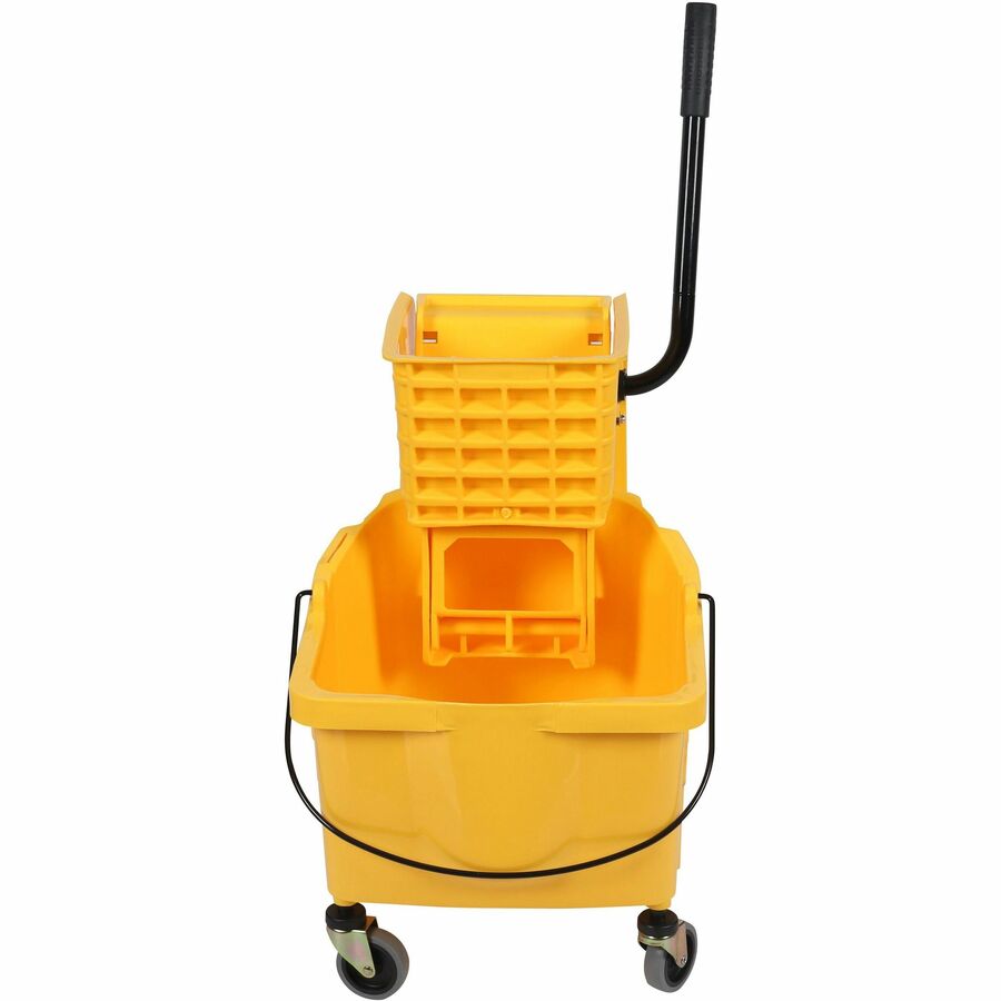 Genuine Joe 35-quart Side Press Mop Bucket & Wringer Combo - Front