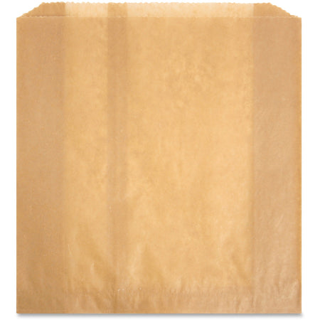 Health Gards Receptacle Liners: 10x9.25x3.25 Brown Paper/Wax - 250/Carton - Trash Bags & Liners