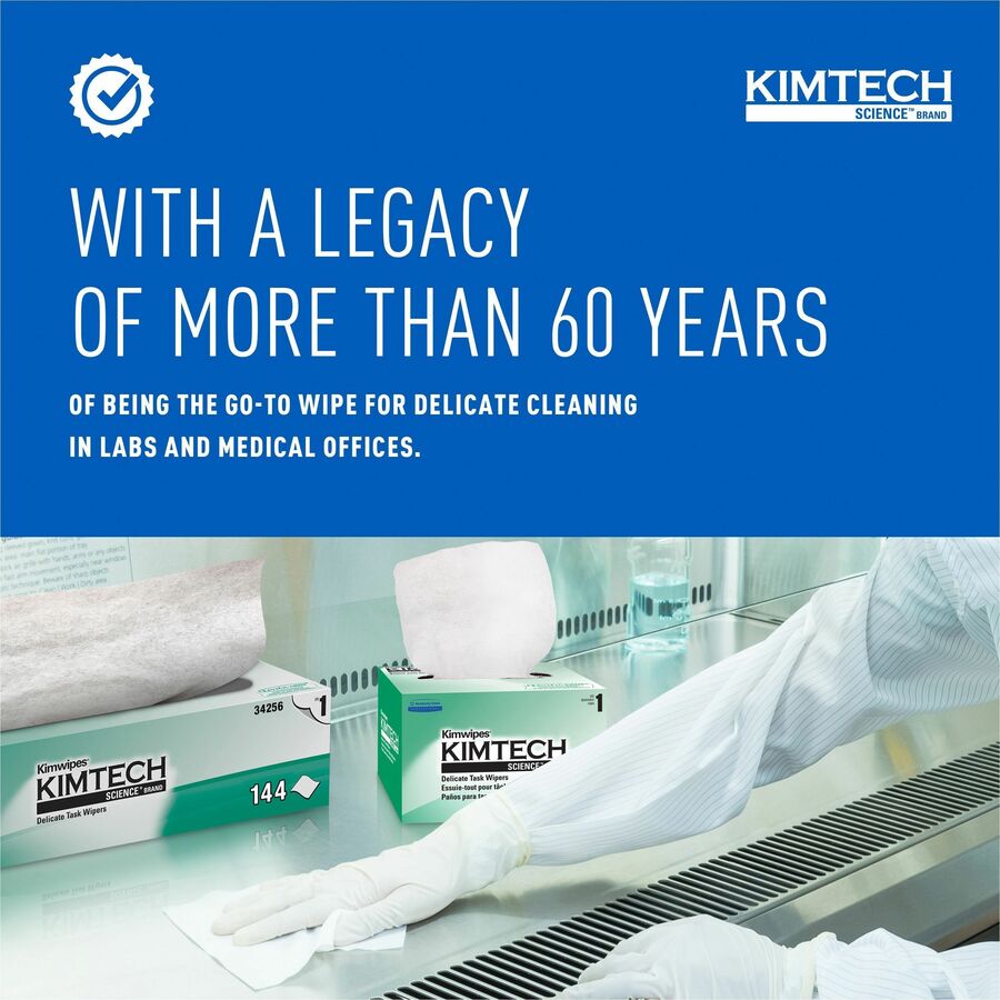 KIMTECH Science Kimwipes Delicate Task Wipers - Bottom