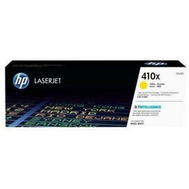 HP 410X (CF412X) Original High Yield Laser Toner Cartridge - Single Pack - Yellow - 1 Each - Large