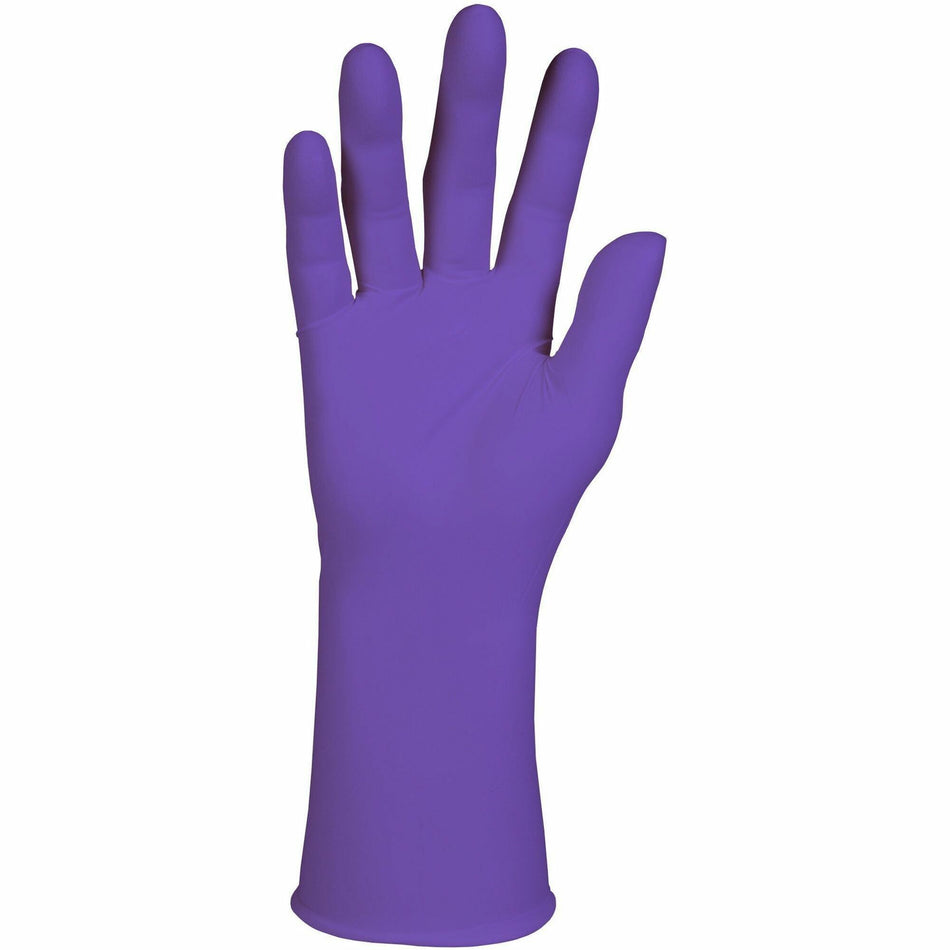 KIMTECH Purple Nitrile Exam Gloves - 12" - 6 mil Thickness - Small Size - Purple - Tear Resistant, Durable, Textured Fingertip, Latex-free - For Chemotherapy - 50/Box - 10 / Carton