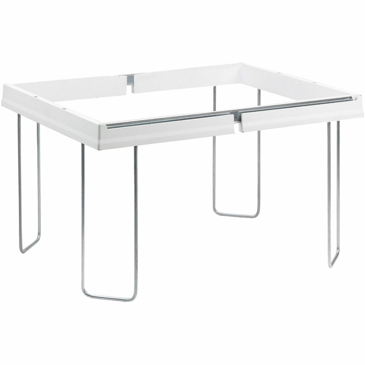 Smead Heavy-Duty Adjustable Hanging Folder Frame - Letter - 16" to 24" Long - Steel, Plastic - White - 1 / Box