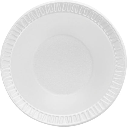 Dart Concorde 6 oz Foam Bowls - White Textured - 125/Bag