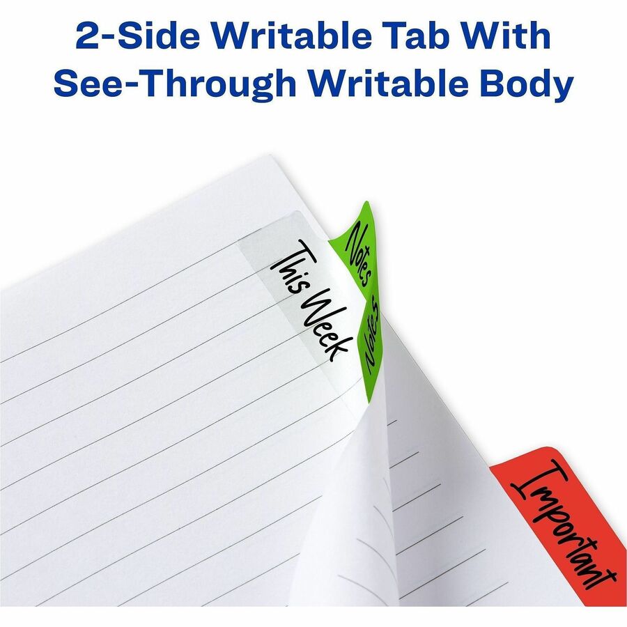 Avery&reg; 2-sided Writable Margin Ultra Tabs - Alternate-Image4