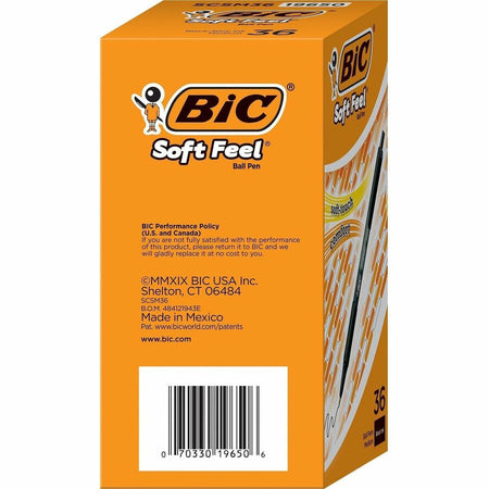 BIC SoftFeel Retractable Ball Pens - Rear
