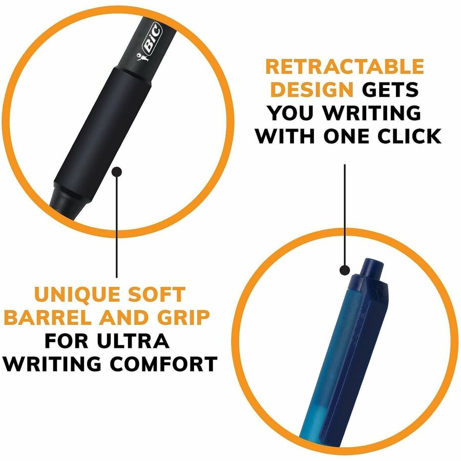 BIC SoftFeel Retractable Ball Pens - Alternate-Image6