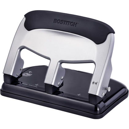 Bostitch EZ Squeeze 3-Hole Punch: 40-Sheet Capacity - Paper Punches