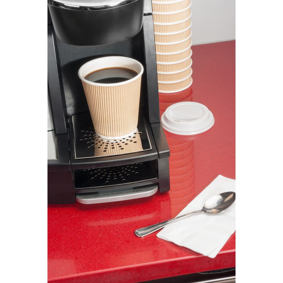 Genuine Joe Vented Hot Cup Lid - Alternate-Image1