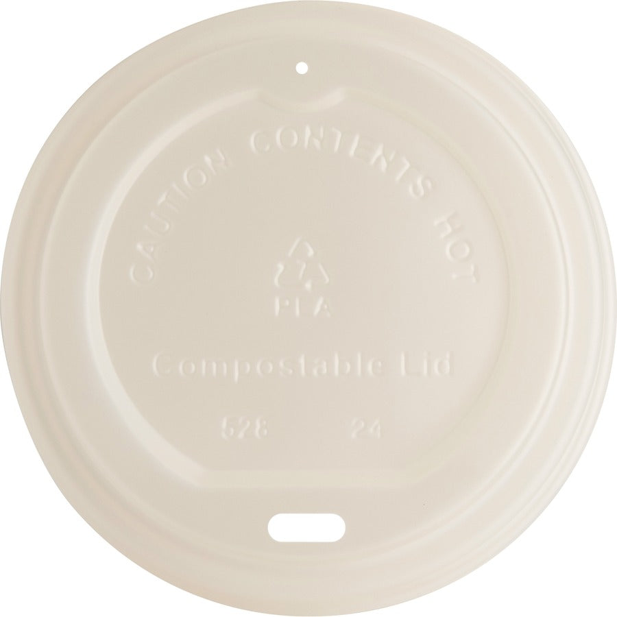 Genuine Joe Vented Hot Cup Lid - Top