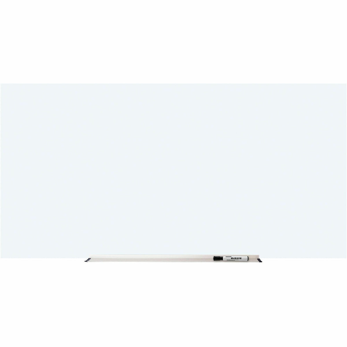 Lorell Magnetic Dry-Erase Glass Board - 72" (6 ft) Width x 36" (3 ft) Height - White Glass Surface - Rectangle - Magnetic - Stain Resistant, Ghost Resistant, Smooth Writing - 1 Each