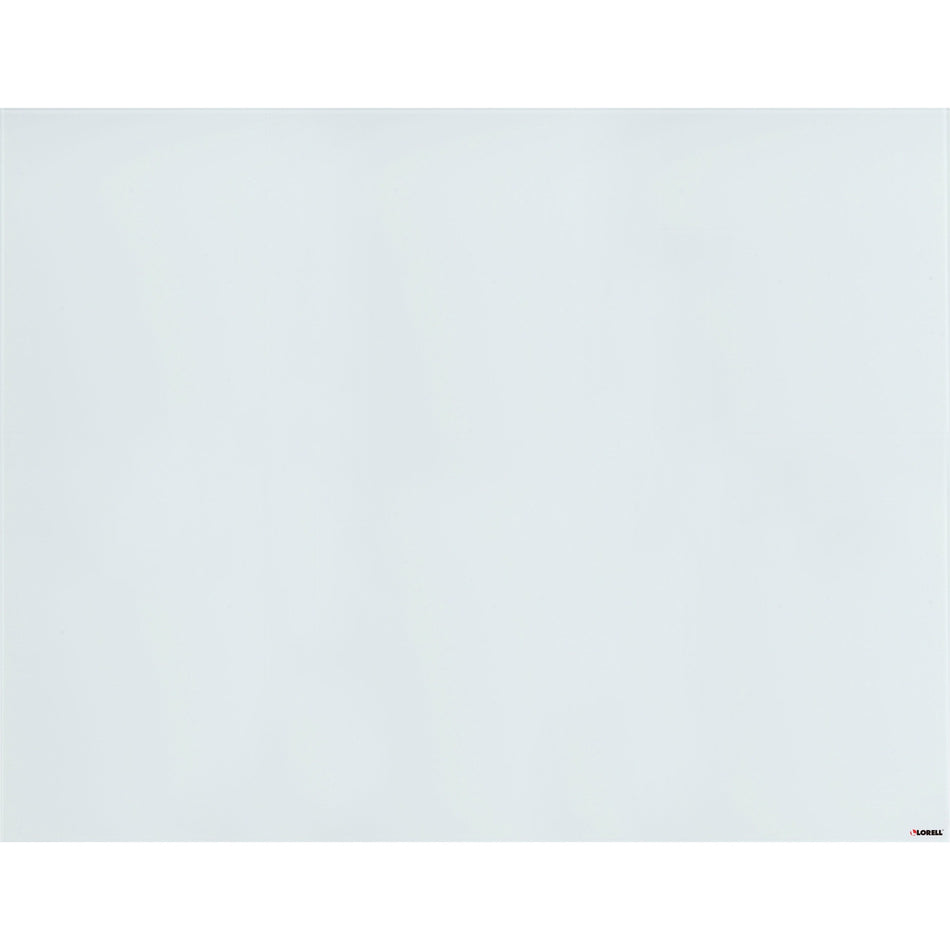Lorell Magnetic Dry-Erase Glass Board - 46.5" (3.9 ft) Width x 36" (3 ft) Height - White Glass Surface - Rectangle - Magnetic - Stain Resistant, Ghost Resistant, Smooth Writing - 1 Each