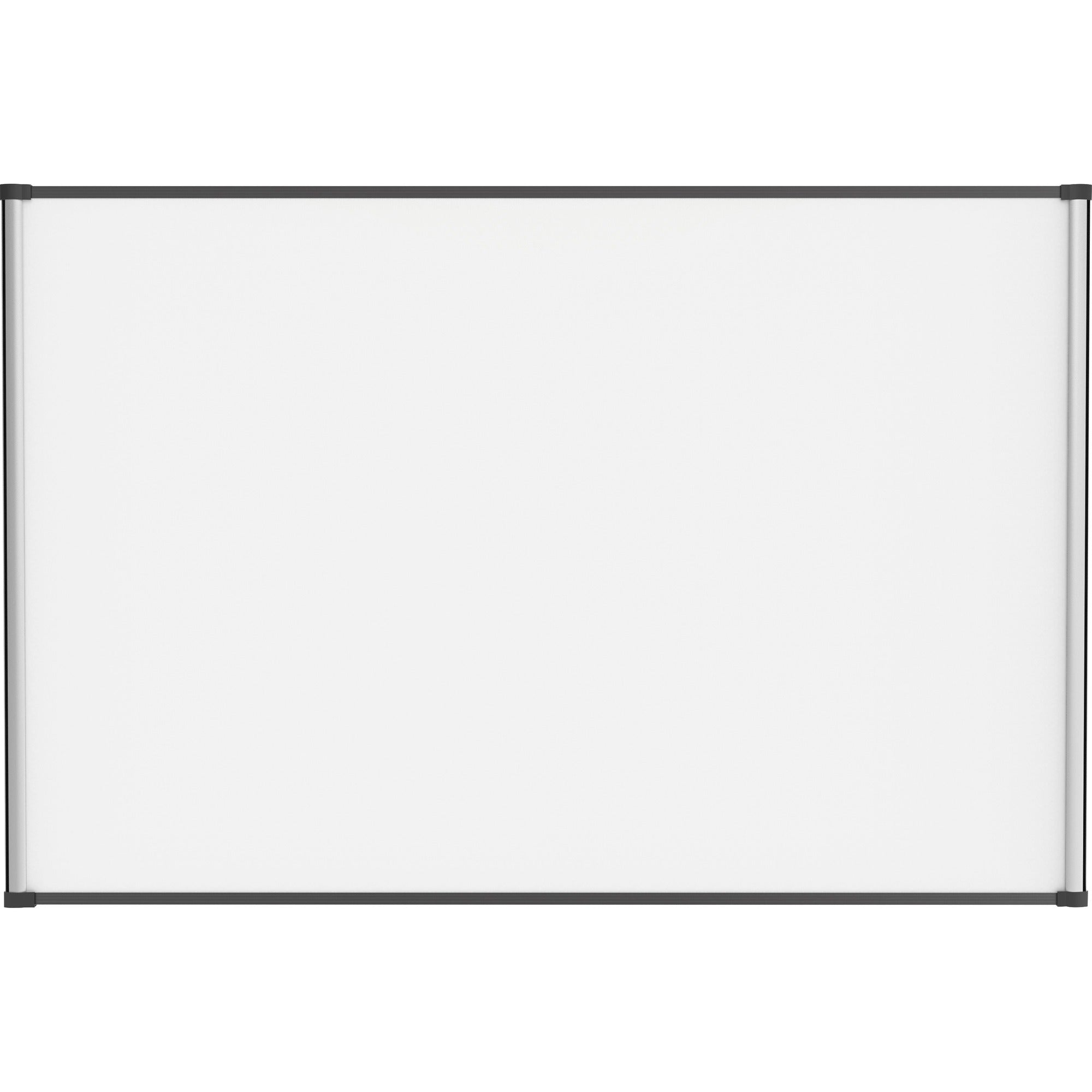 Lorell Magnetic Dry-erase Board - 72" (6 ft) Width x 48" (4 ft) Height - Aluminum Steel Frame - Rectangle - Magnetic - Marker Tray - 1 Each