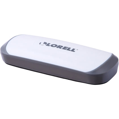Lorell Rare Earth Magnet Board Eraser - Magnetic - Black, White - Plastic - 1 Each