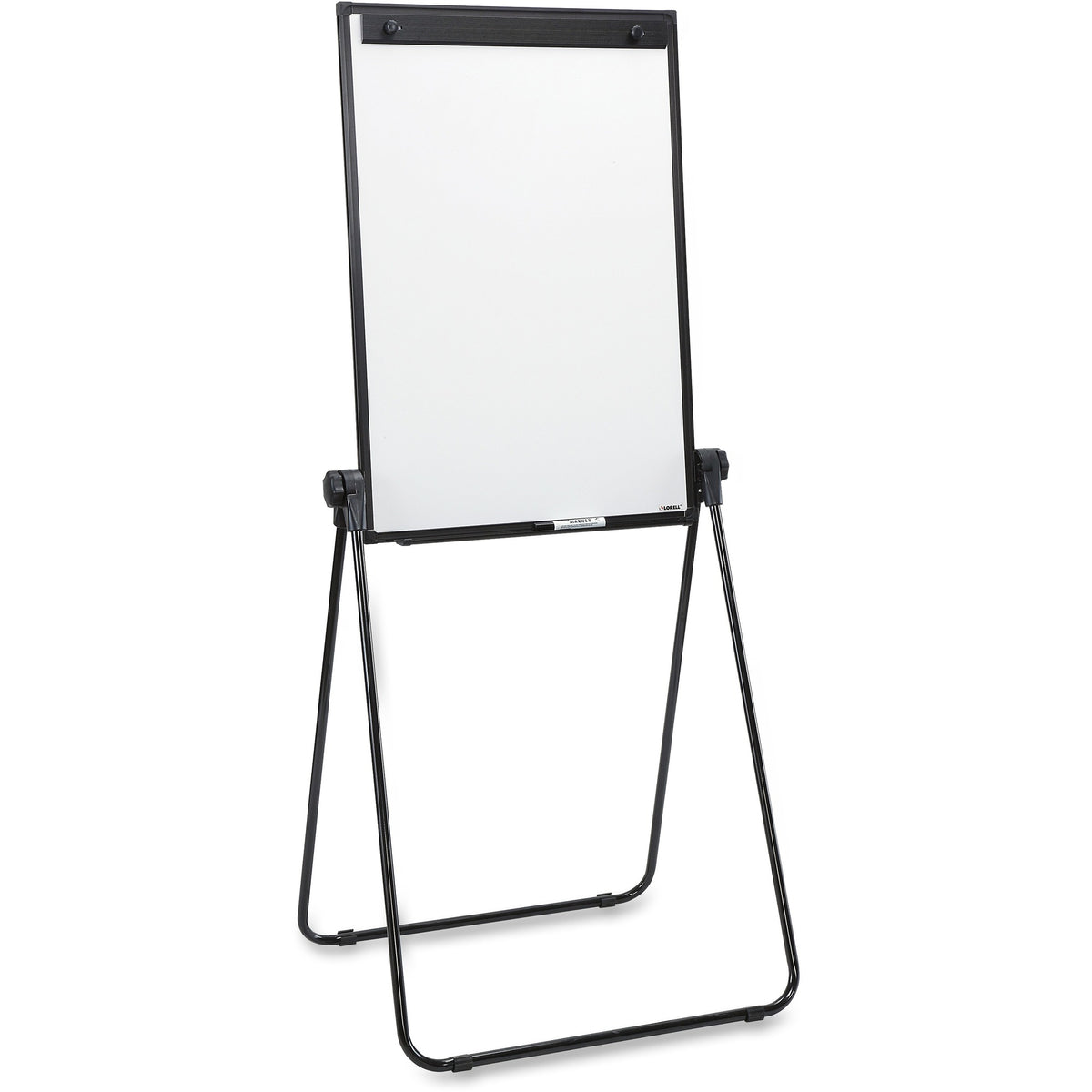 Lorell 2-sided Dry-Erase Easel with Flip-Chart Clip - 2000