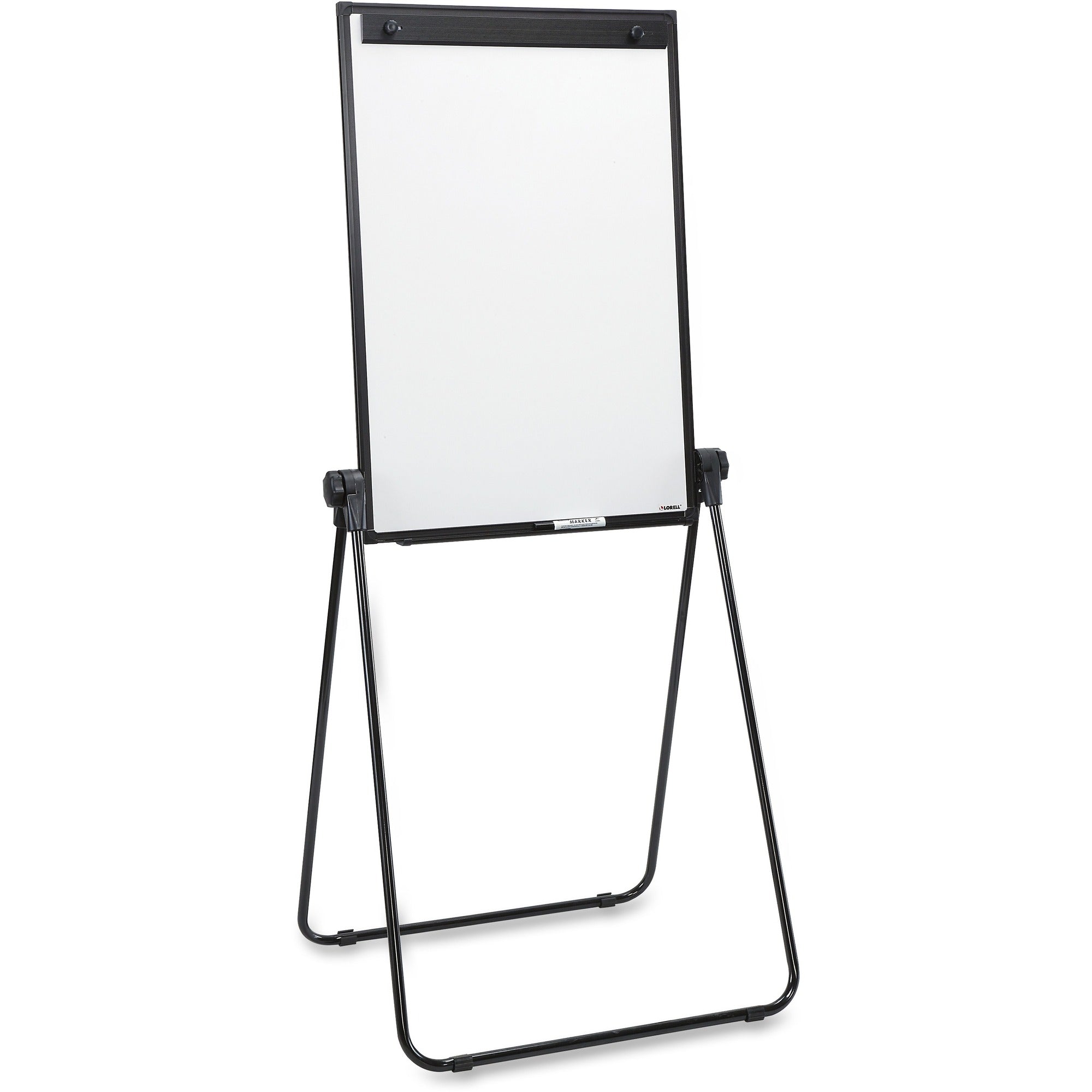 Lorell 2-sided Dry-Erase Easel with Flip-Chart Clip - 2000