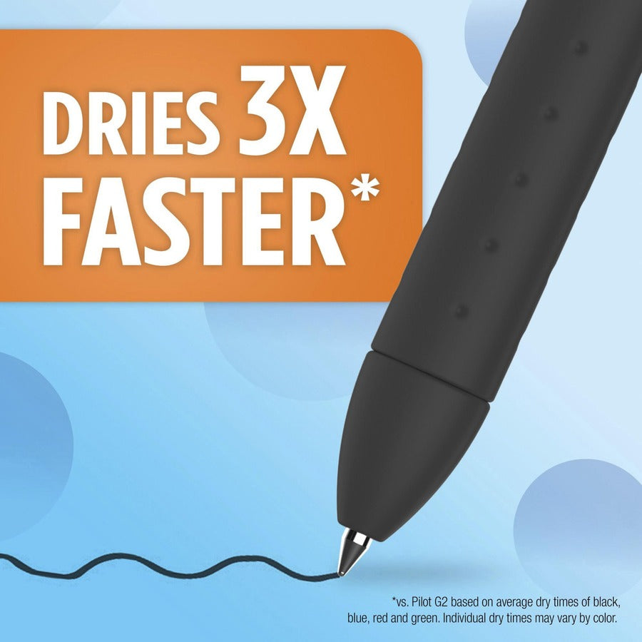 Paper Mate InkJoy Gel Pen: 0.7mm Retractable Black Ink - Gel-based - Black Barrel